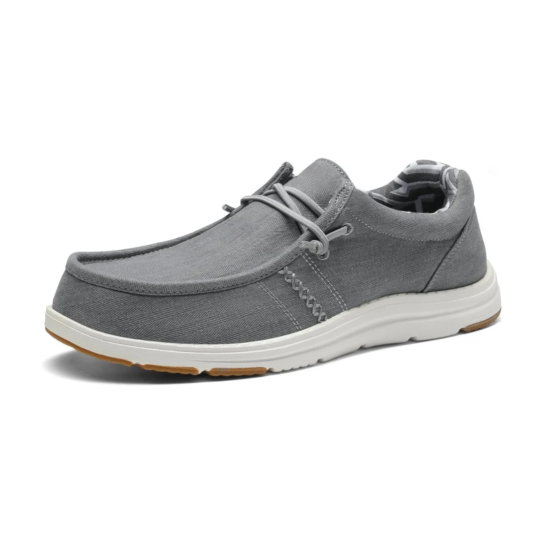 Men's Flexible Sole Casual Loafers �C Dark Grey