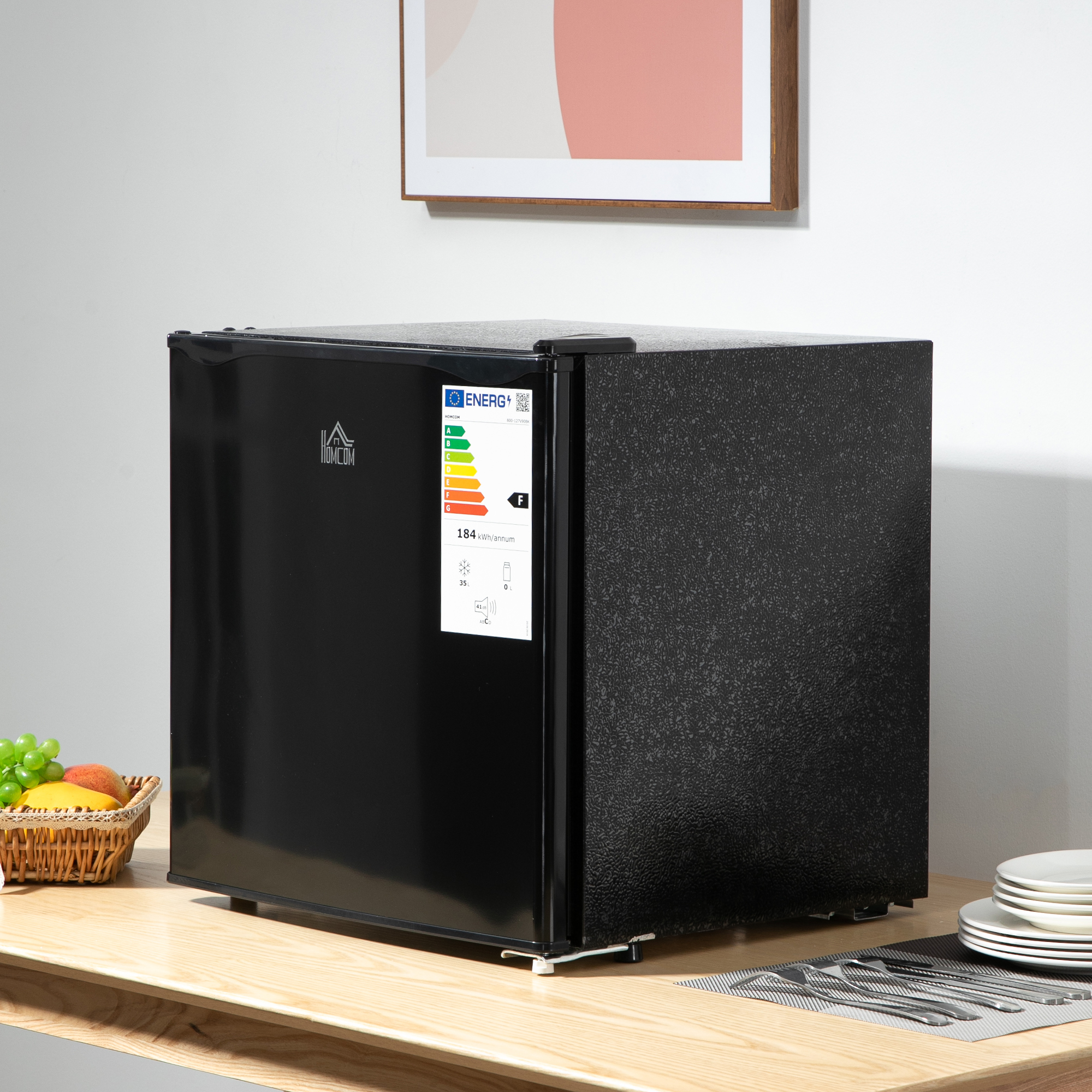 mini vriezer, 35 L, wit, 47 x 44,2 x 48,8 cm