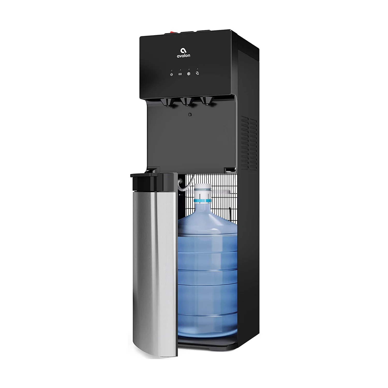 Avalon Waterkoeler met bodemvulling, waterdispenser met BioGuard, 3 temperatuurinstellingen