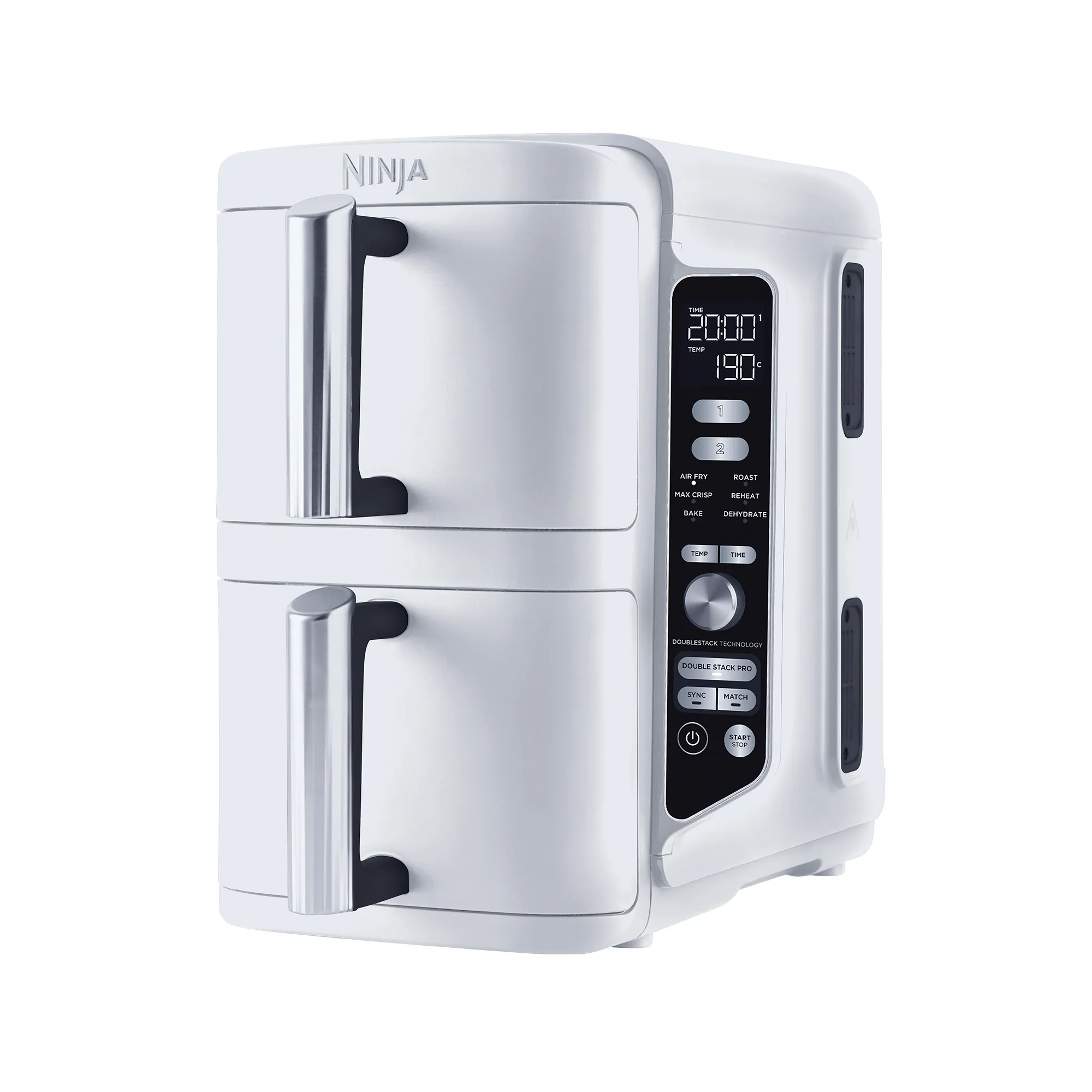 2025 Ninja DoubleStack XXXL 9,5 l heteluchtfriteuse met 2 lades
