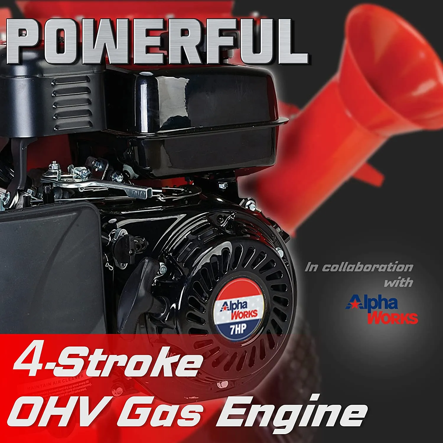 Wood Chipper Shredder Mulcher Heavy Duty Gas Powered