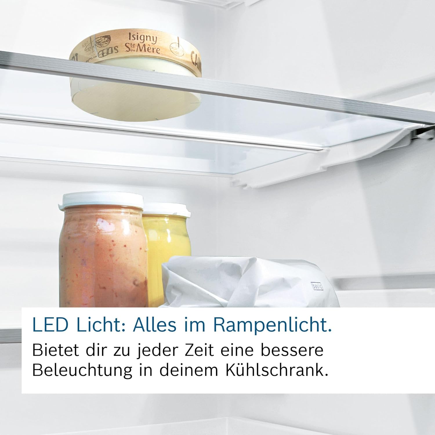 Bosch KGE398IBP, Serie 6, Kühl-Gefrier-Kombination, 201 x 60 cm, 249 L Kühlen  und  94 L Gefrieren, LowFrost, BigBox für Gefriergut, längere Frische mit VitaFresh, Leise mit 38 dB, LED, AntiFingerprint