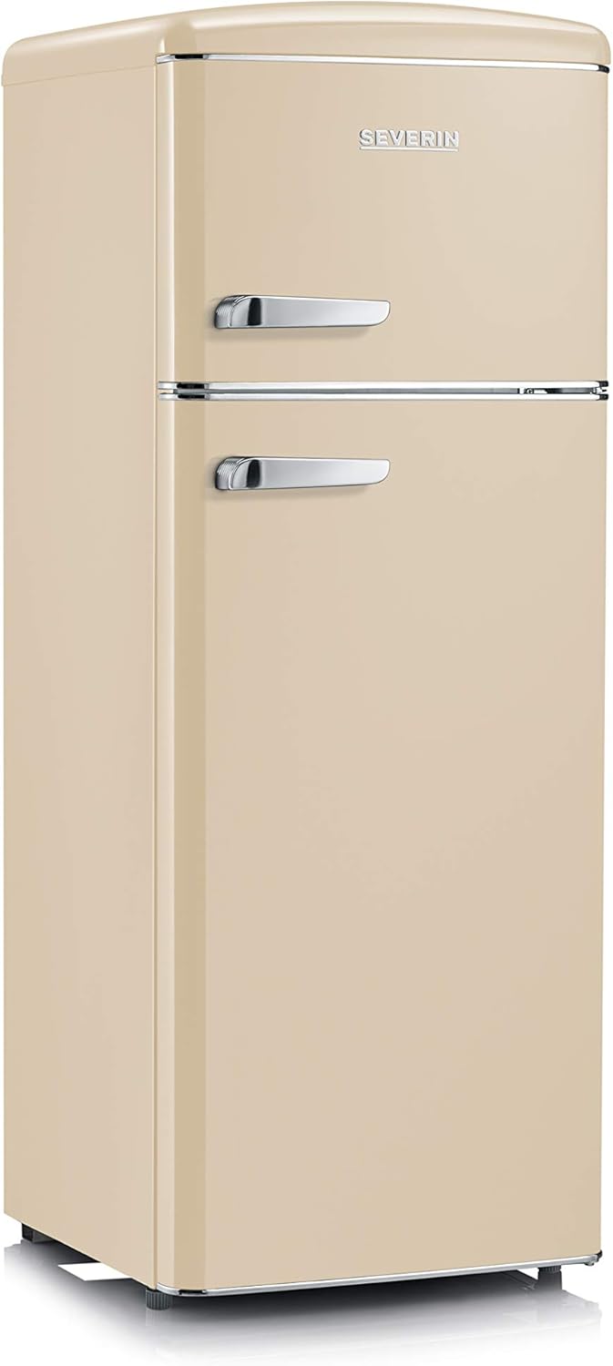 SEVERIN RKG 8933 réfrigérateur-congélateur Autoportante 206 L E Crème