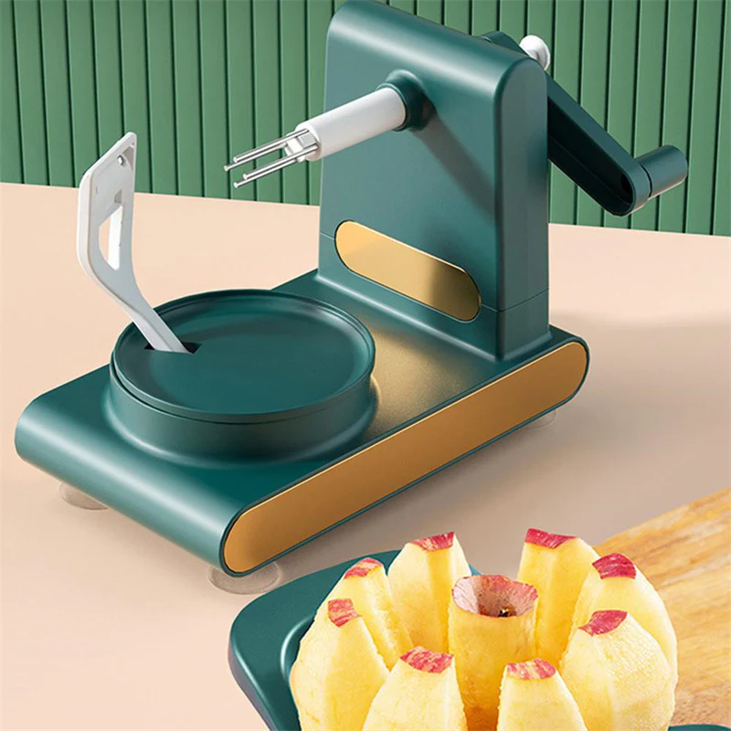 Hand Crank Apple Peeler, Slicer & Corer �?Multifunction Fruit & Vegetable Peeling Machine