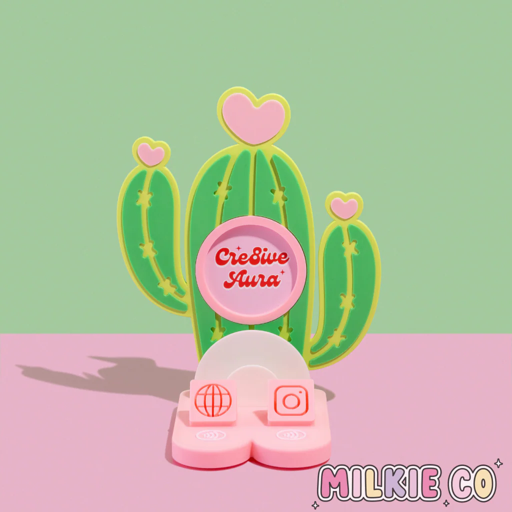 NFC Stand: Hearts Cactus
