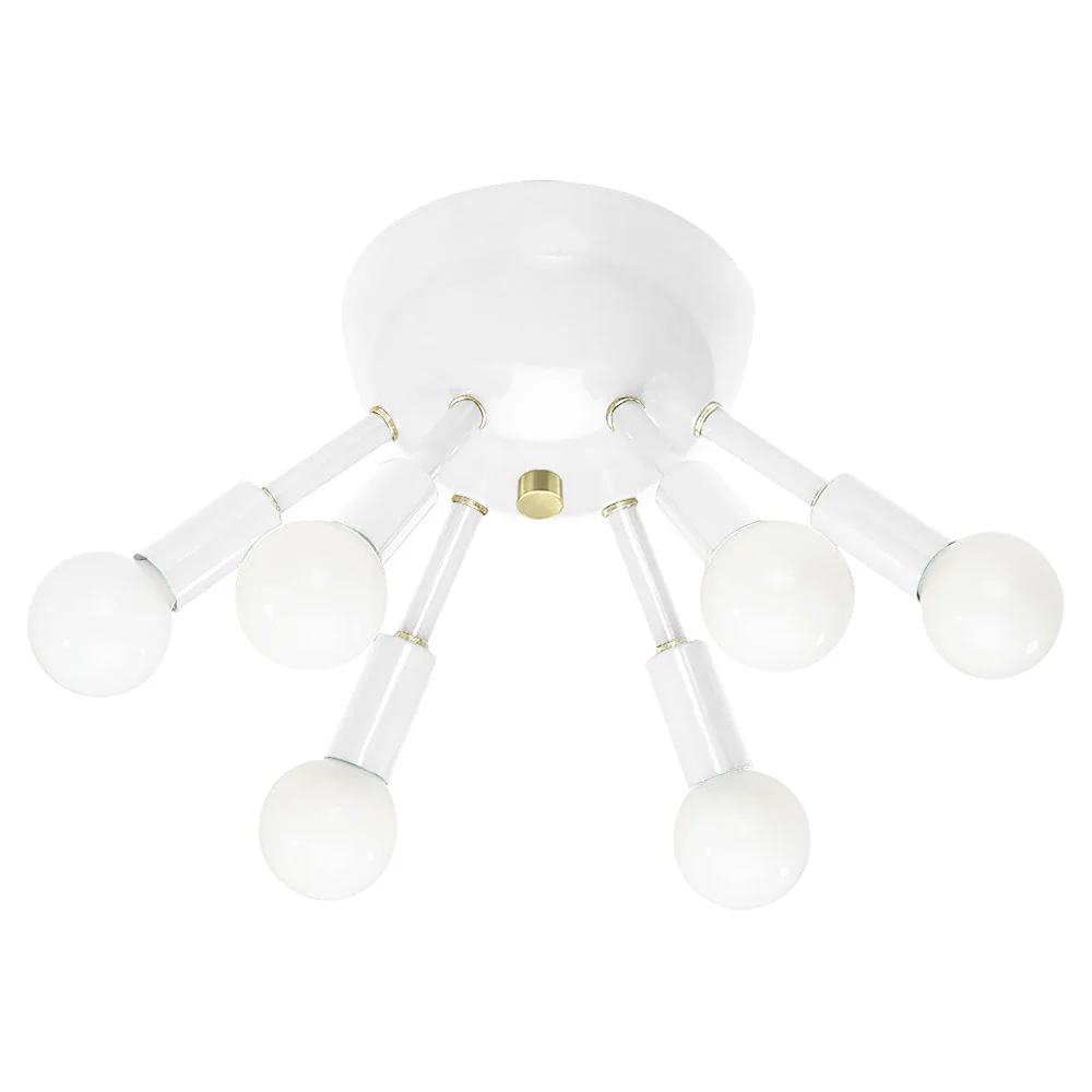 Color Sputnik Flush Mount