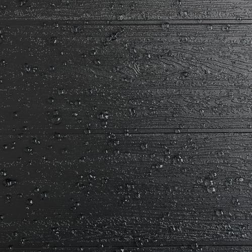 Relaxdays Tavolo da Birreria con Panche, Set da Giardino, Panchine e Tavolino 180 cm Pieghevoli, Aspetto Legno, Nero, Acciaio : Giardino e giardinaggio