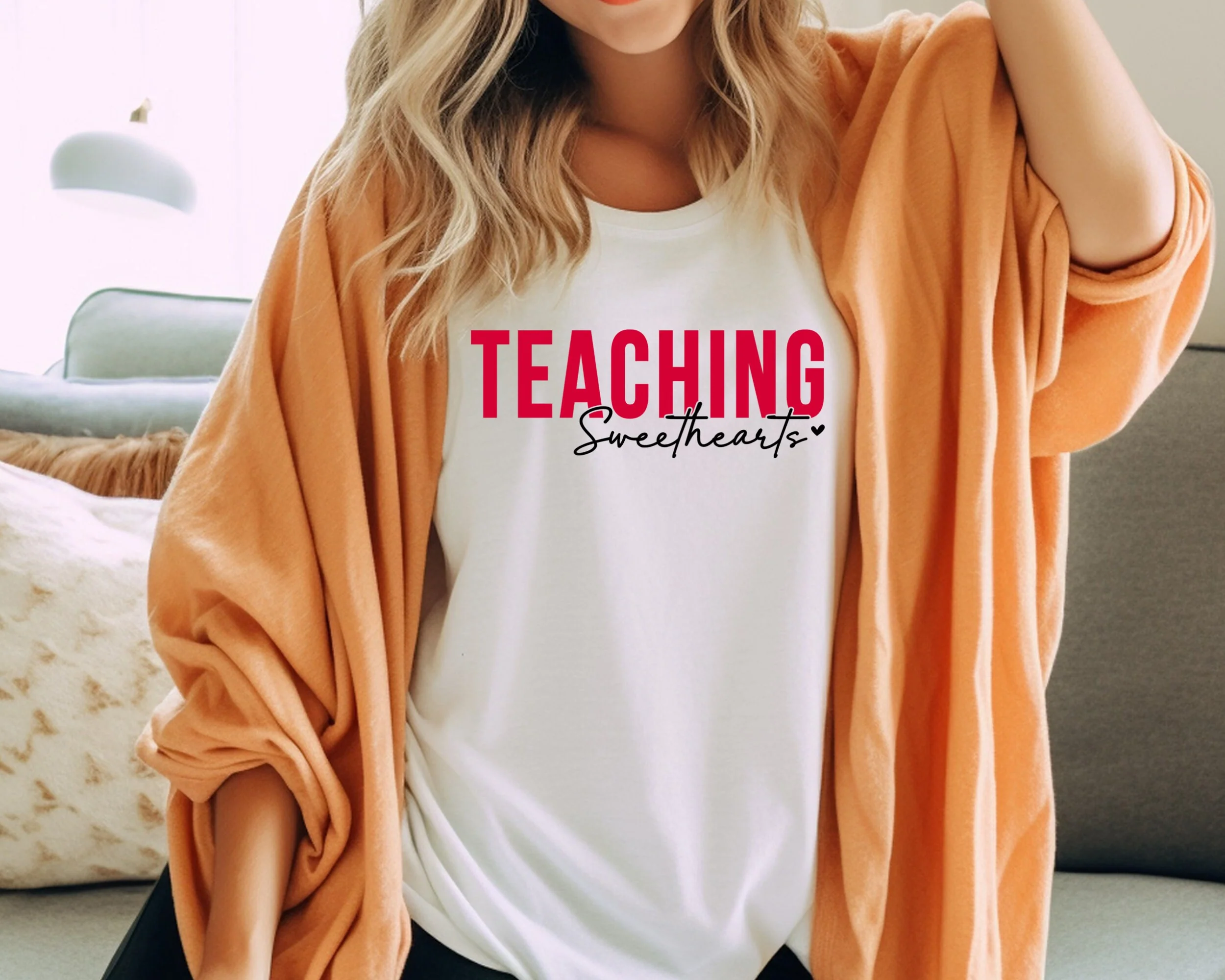 Comfort Colors? Teacher Valentine's Day Graphic Tee, Comfort Colors Valentine's Day Teacher Shirt, Teaching Sweethearts