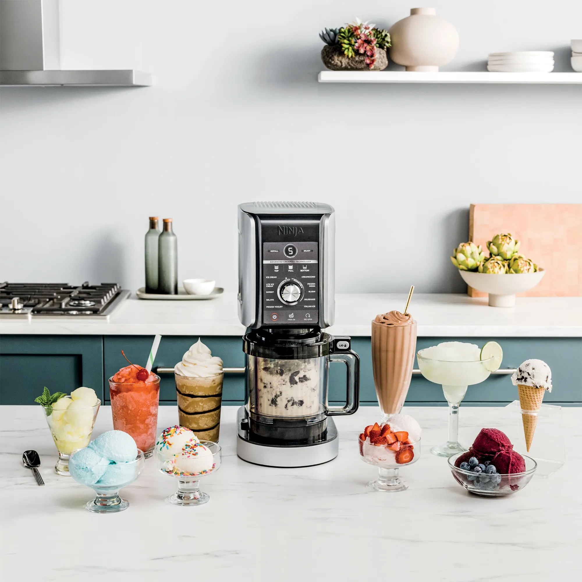 2025 Ninja CREAMi Deluxe 11-in-1 IJs- en Frozen Treat Maker