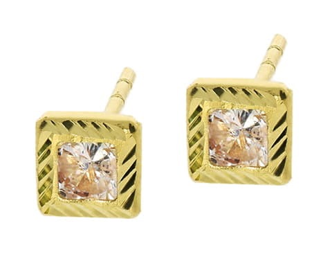 Złote kolczyki Próby 585