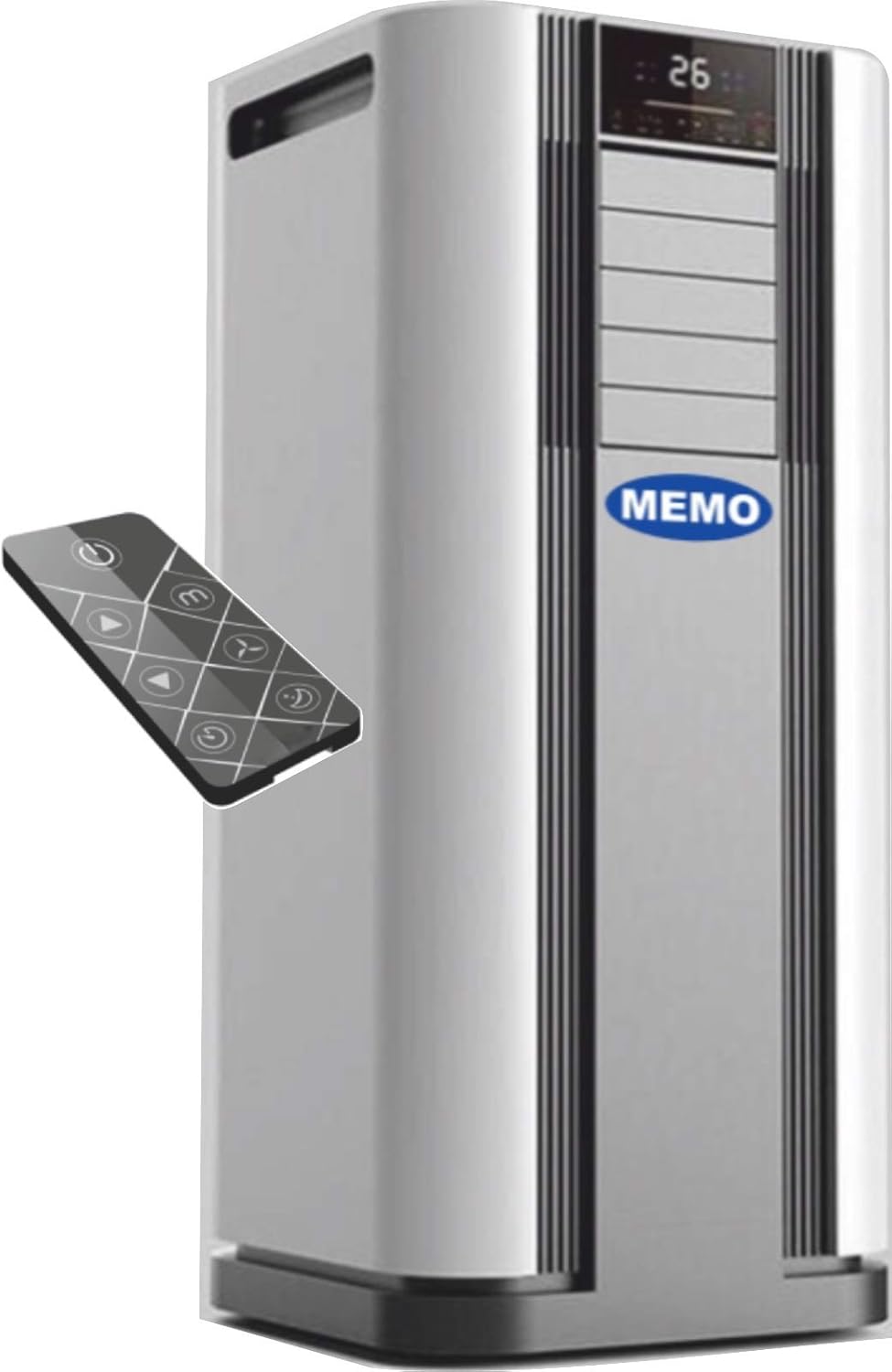 Mobile Klimaanlage Klimagerät 9000 BTU Kühlen Heizen Luftentfeuchter Energieklasse A Fernbedienung