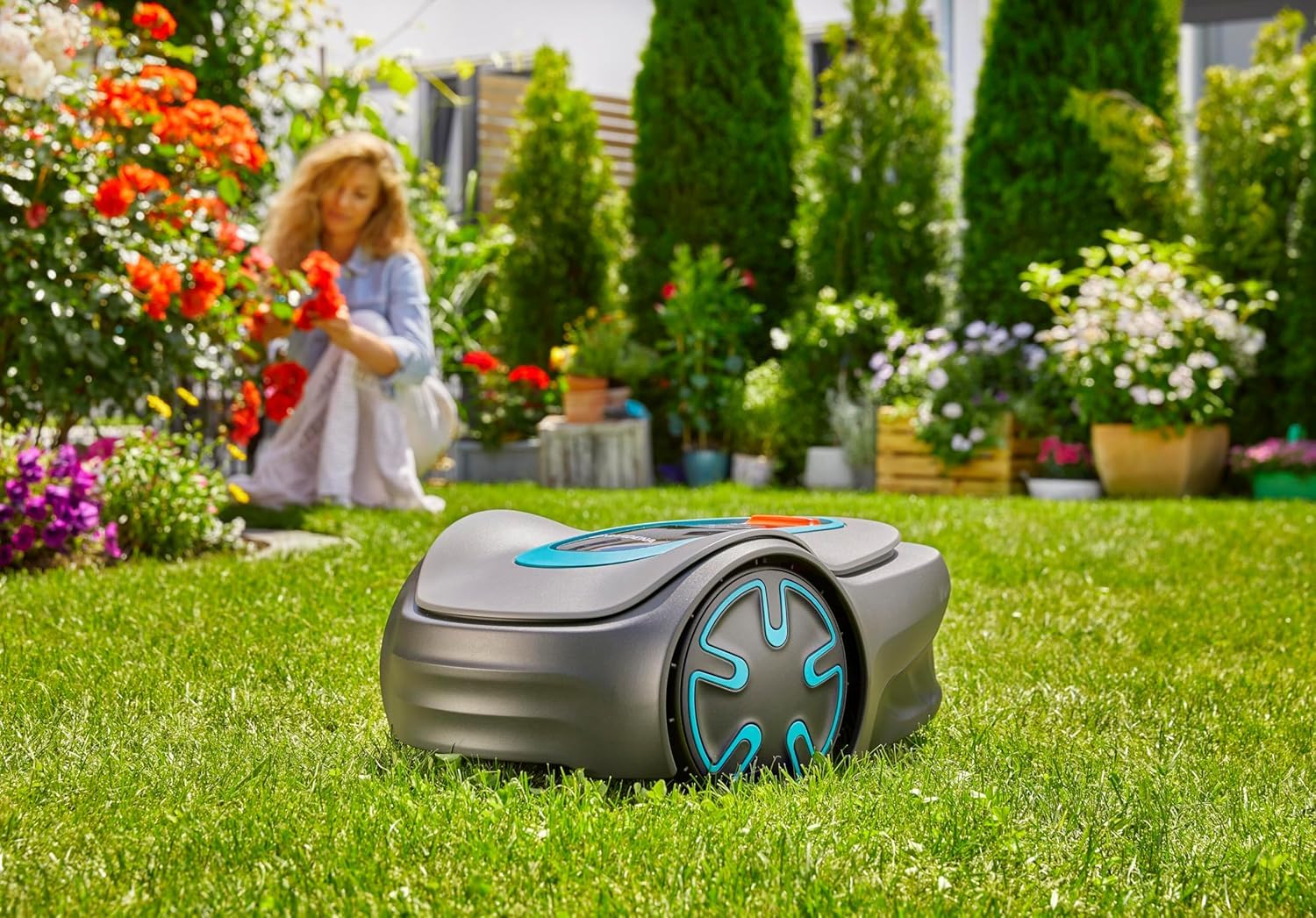 2025 Gardena M?hroboter SILENO minimo 350 m2: Intelligente Robotmaaier met Optimale Connectiviteit, Programmeerbaar via Gardena Bluetooth App (15208-47)