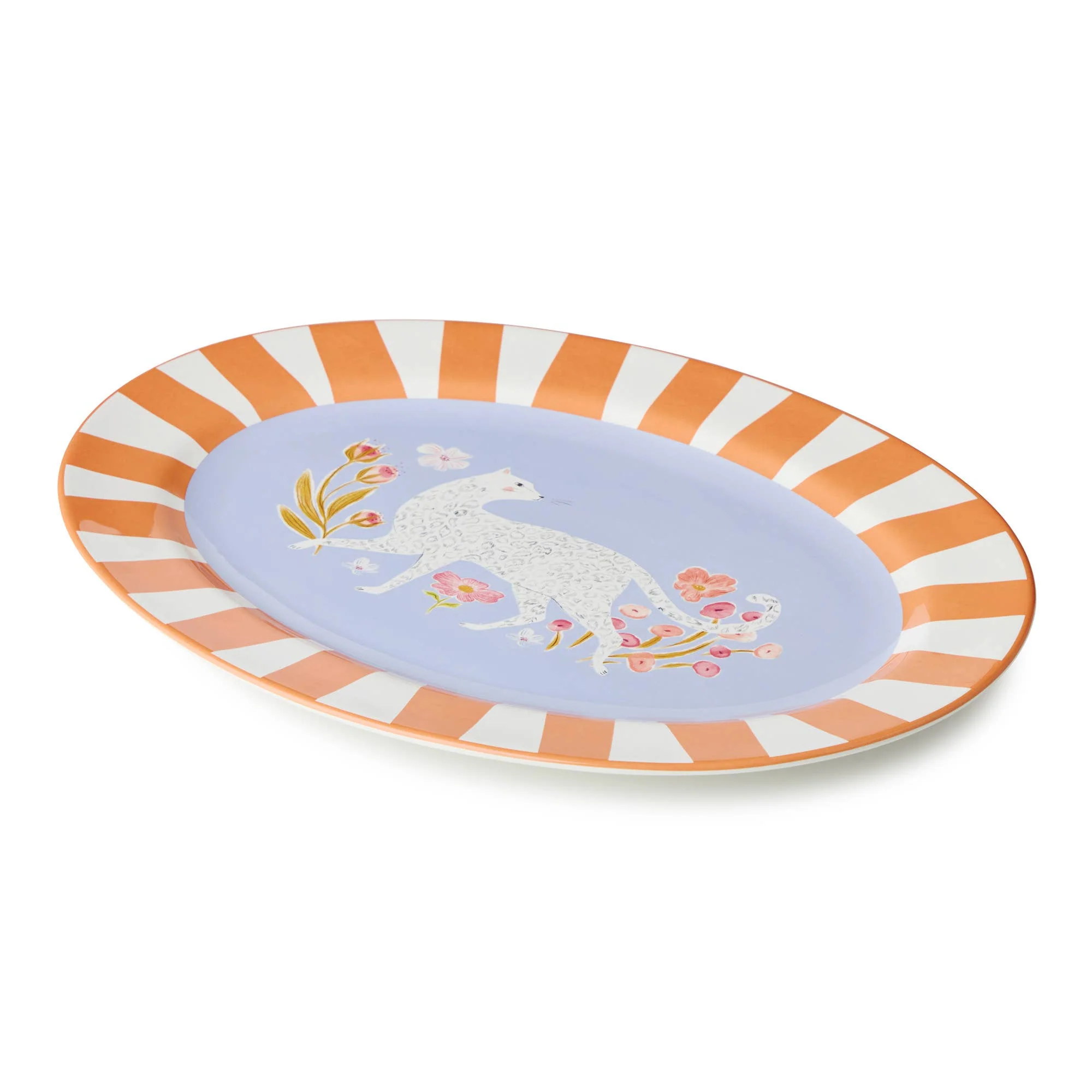 Menagerie Oval Platter 16