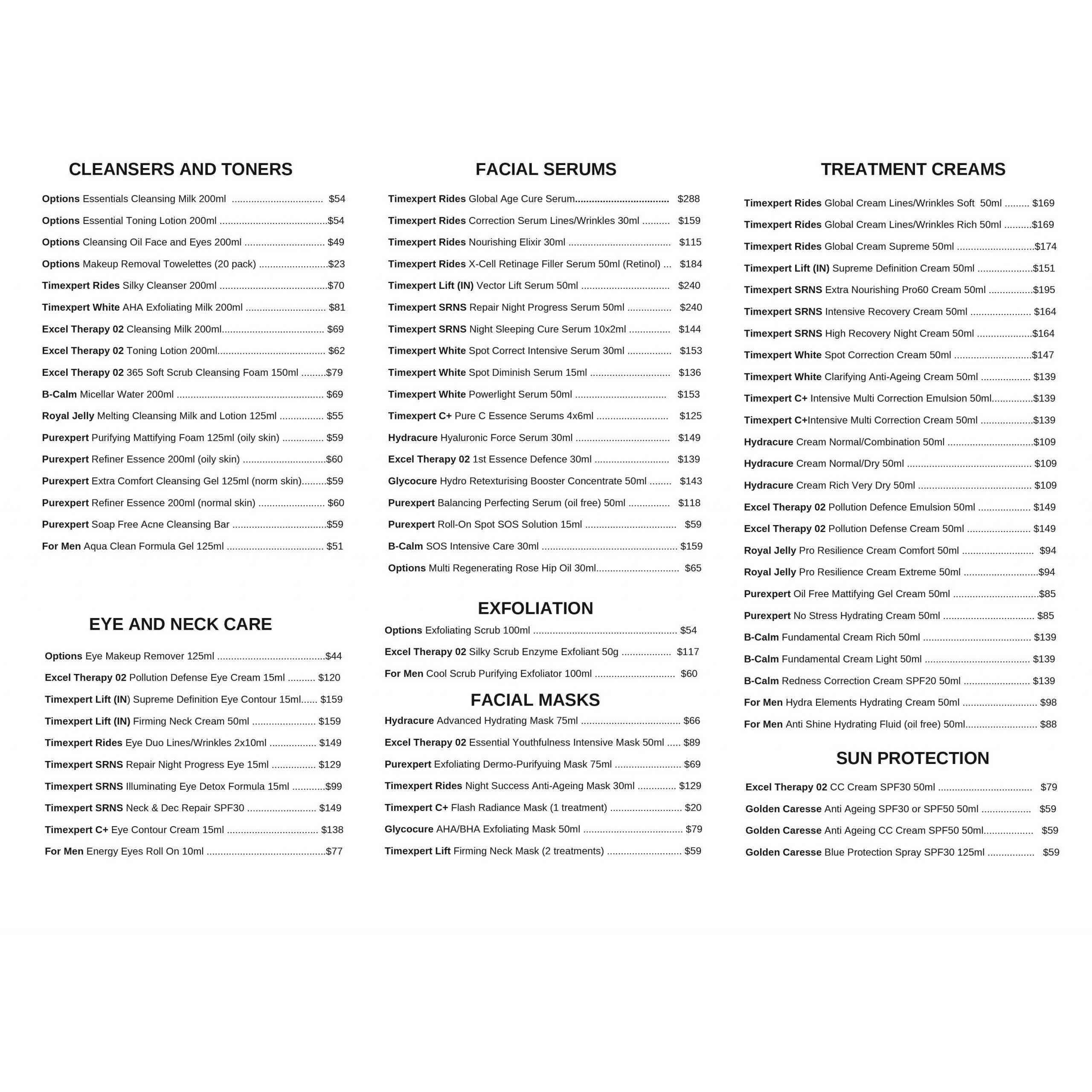 Retail Pricelists (20)