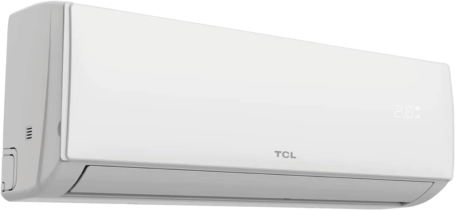 TCL Split Klimaanlage 18000BTU Elite XA73 für Räume bis zu 60m² mit Eco und Turbomodus, 4-Wege-Luftstrom, Kühlen, Heizen, Entfeuchten