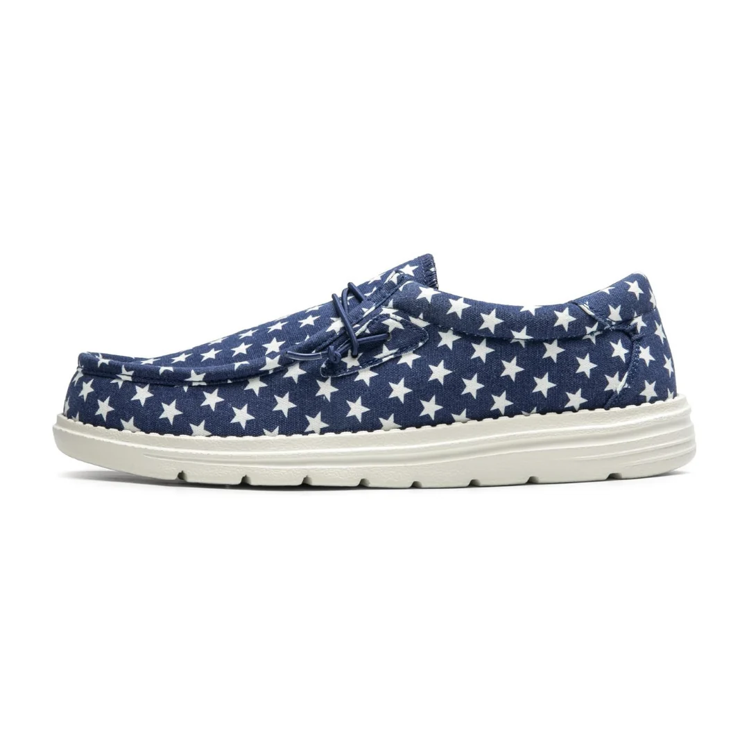 Men's Breathable Knit Loafers �C Navy Blue