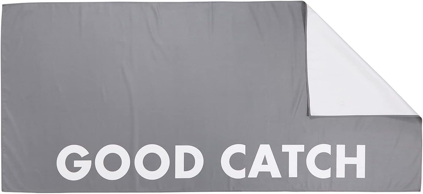 Santa Barbara Design Studio F2F Strandtuch, schnelltrocknend, Übergröße, 190 x 89 cm, Good Catch