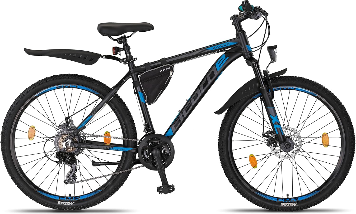 Licorne Bike Effect Premium Mountainbike Aluminium Discbremse Jungen Mädchen 21 Gang