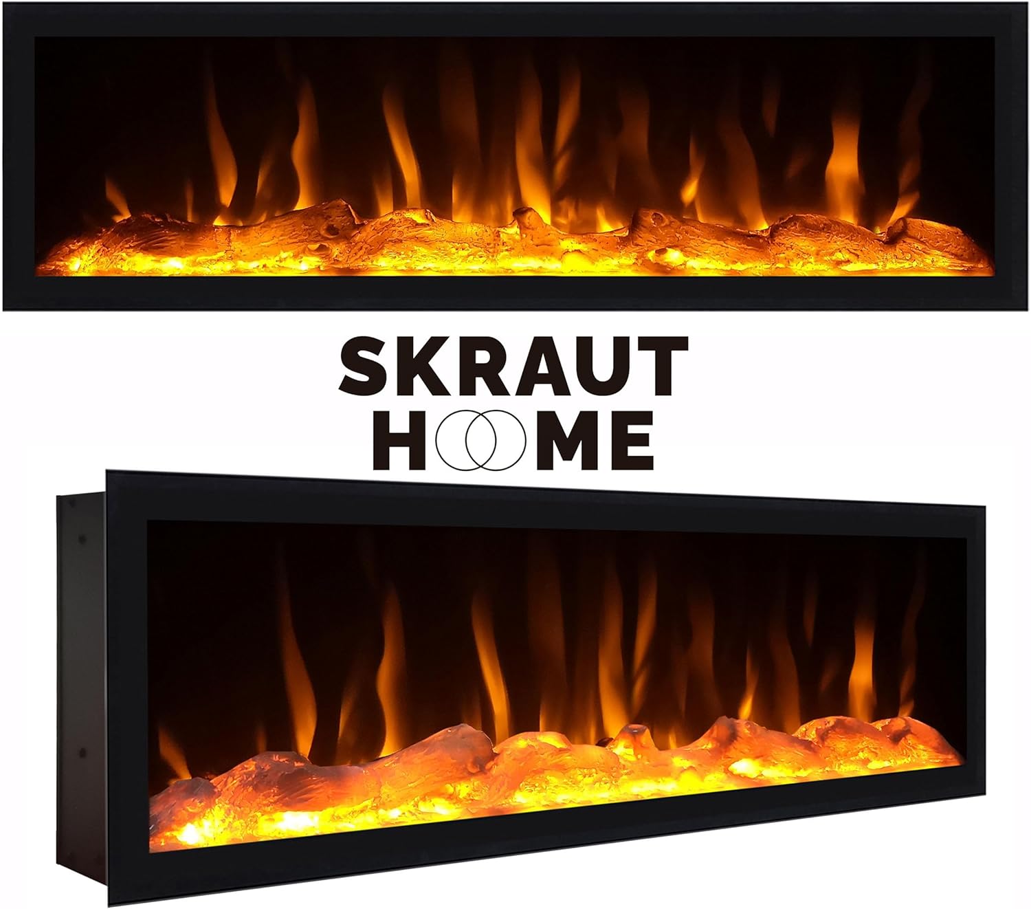 Skraut Home | TV-Schrank, Lowboard | für Wohnzimmer und Esszimmer | 210 | Für TV-Geräte bis zu 80