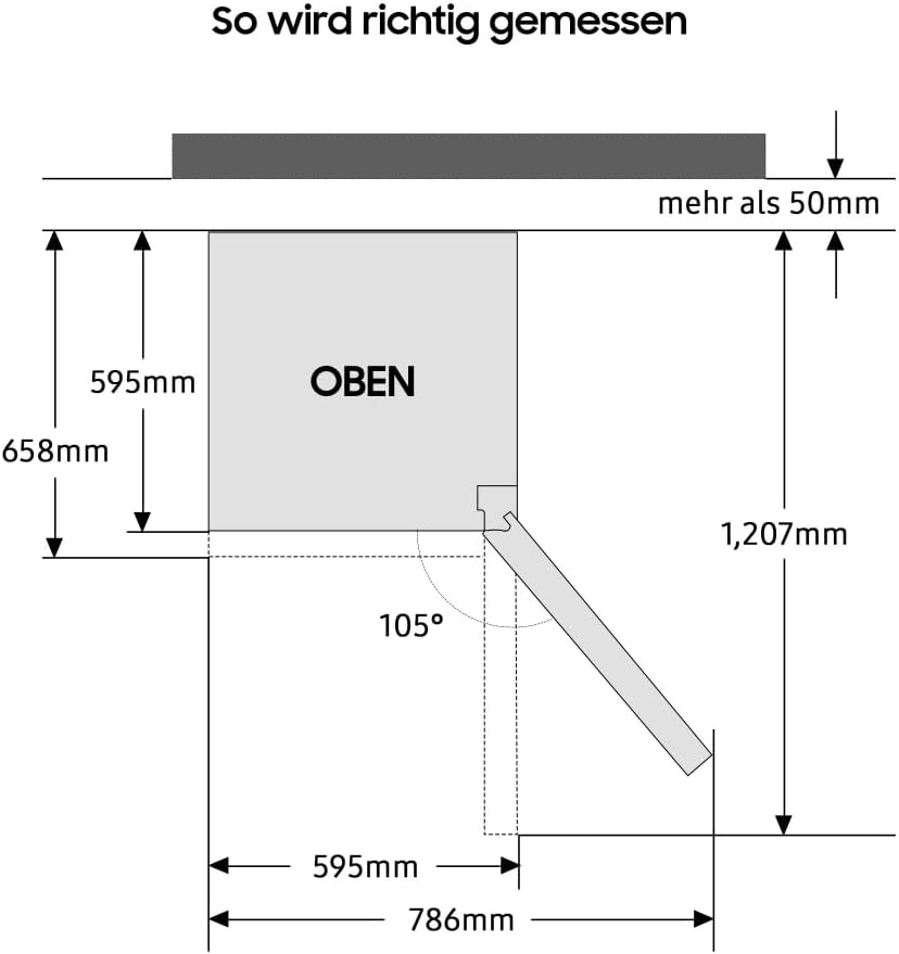 Samsung Kühl-Gefrier-Kombination, Kühlschrank mit Gefrierfach, 185 cm, 341 l Gesamtvolumen, 114 l Gefrierteil, AI Energy Mode, Wasserspender, Edelstahl-Look, RL34C652CSA/EG