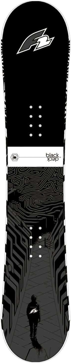 F2 Set Snowboard Junior Black Deck + Pipe Bindung Größen wählbar