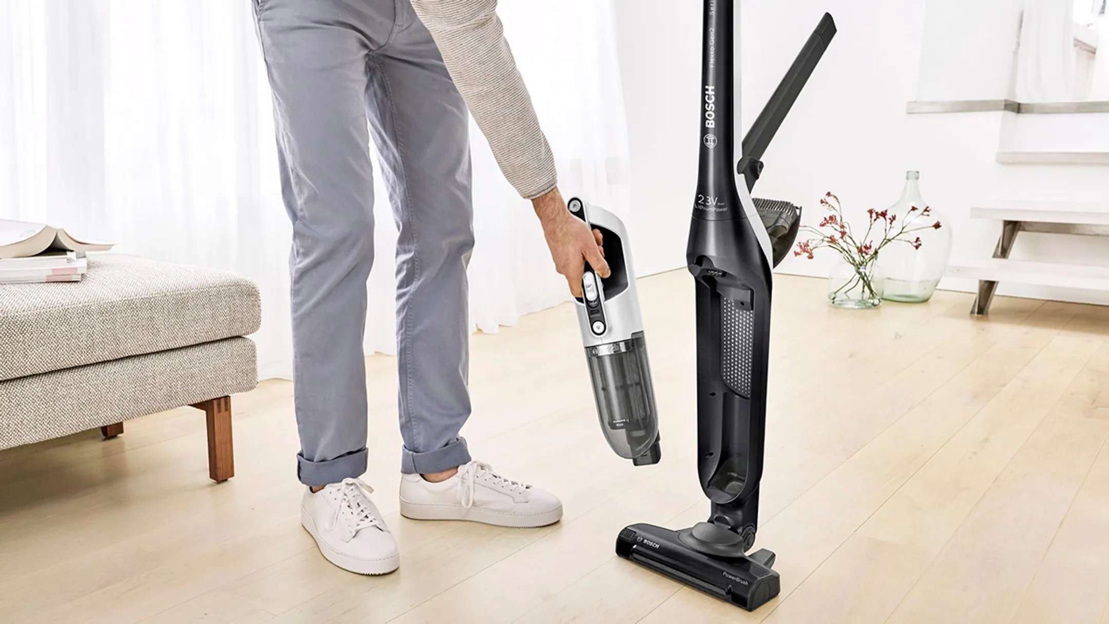 Bosch Steelstofzuiger BCH3P2300 Flexxo