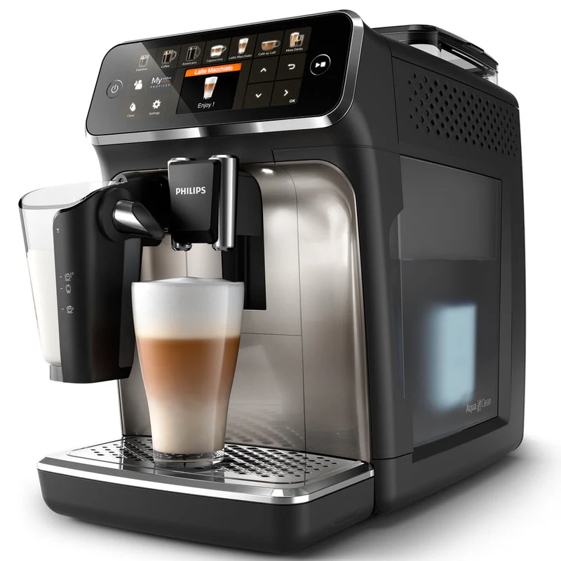 Philips Saeco 5400 Volautomatische Espresso Machine LatteGo Zilver EP5447/94
