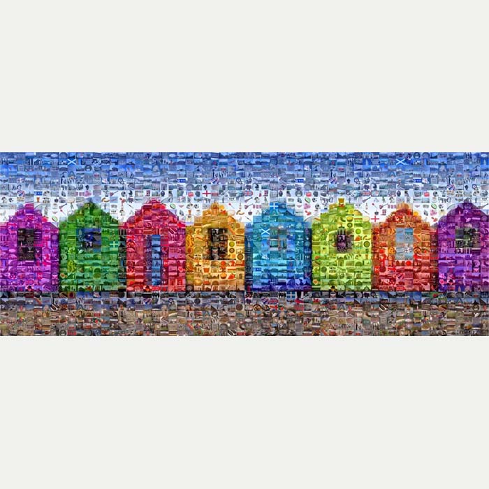 Beach Huts Art - Rec