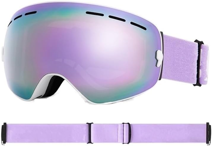 Motorradbrille zum Skifahren UV400-Schutz Skifahren Schneebrille Skibrille Herren Damen Snowboardbrille Brille Antibeschlag-Skimaske Reitbrille (Farbe: 14) (14)
