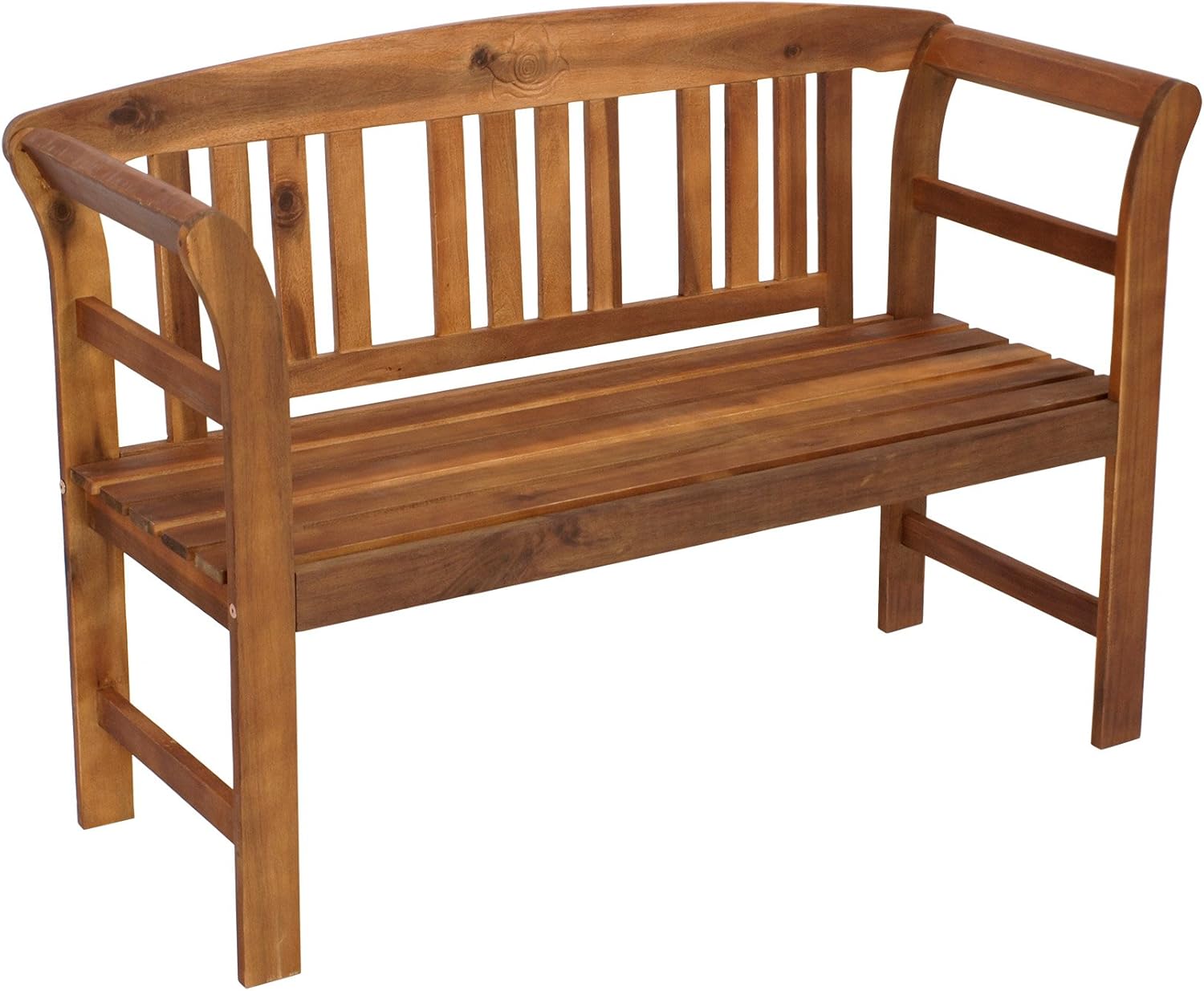 DEGAMO Landhausbank Gartenbank Rosario aus Akazienholz geölt, 2-sitzig 120cm, FSC®-Zertifiziert