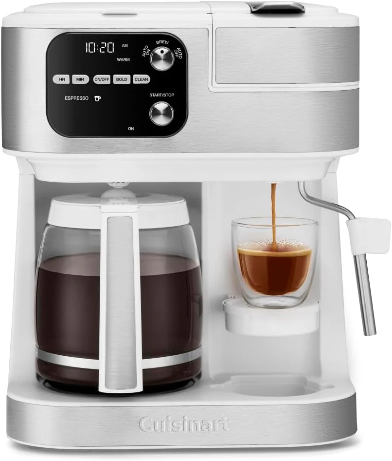 Cuisinart Coffee Center Barista Bar 4-in-1 Coffee Maker, Single-Serve Pods Compatible, Coffeemaker, Three Brewing Sizes, SS-4N1NAS, Black