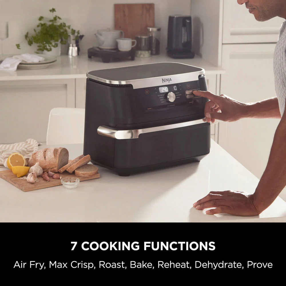 2025 Ninja Foodi FlexDrawer Luchtfriteuse 10,4L Zwart