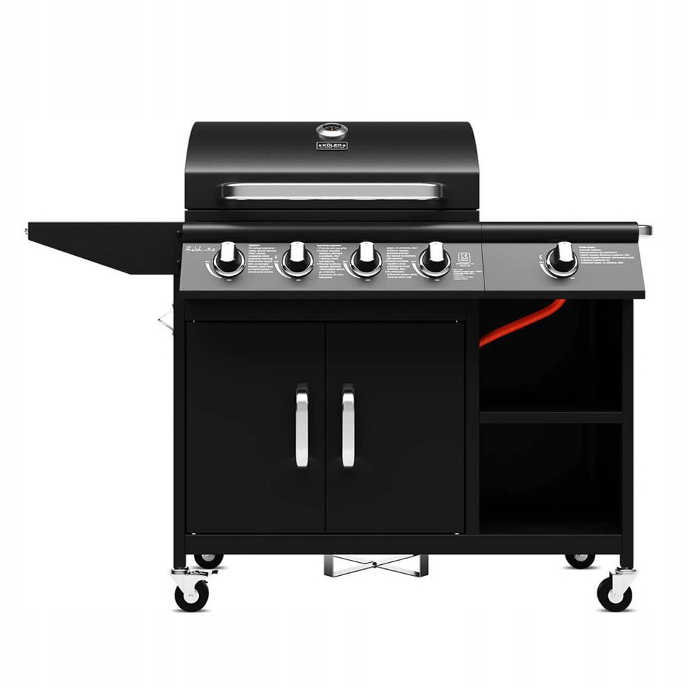 Grill gazowy na propan-butan Koler Relish v1 16kW 5 Palników Czarny