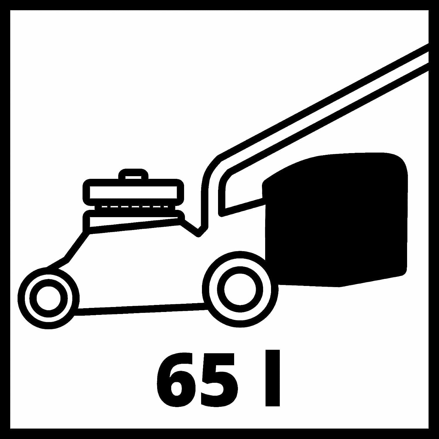Einhell Benzin-Rasenmäher GC-PM 46/5 S (2 kW, bis 1.400 m2, 1 Zylinder, 4-Takt-Motor, abschaltbarer Hinterradantrieb, 9-stufige zentrale Schnitthöhenverstellung 25-80 mm)