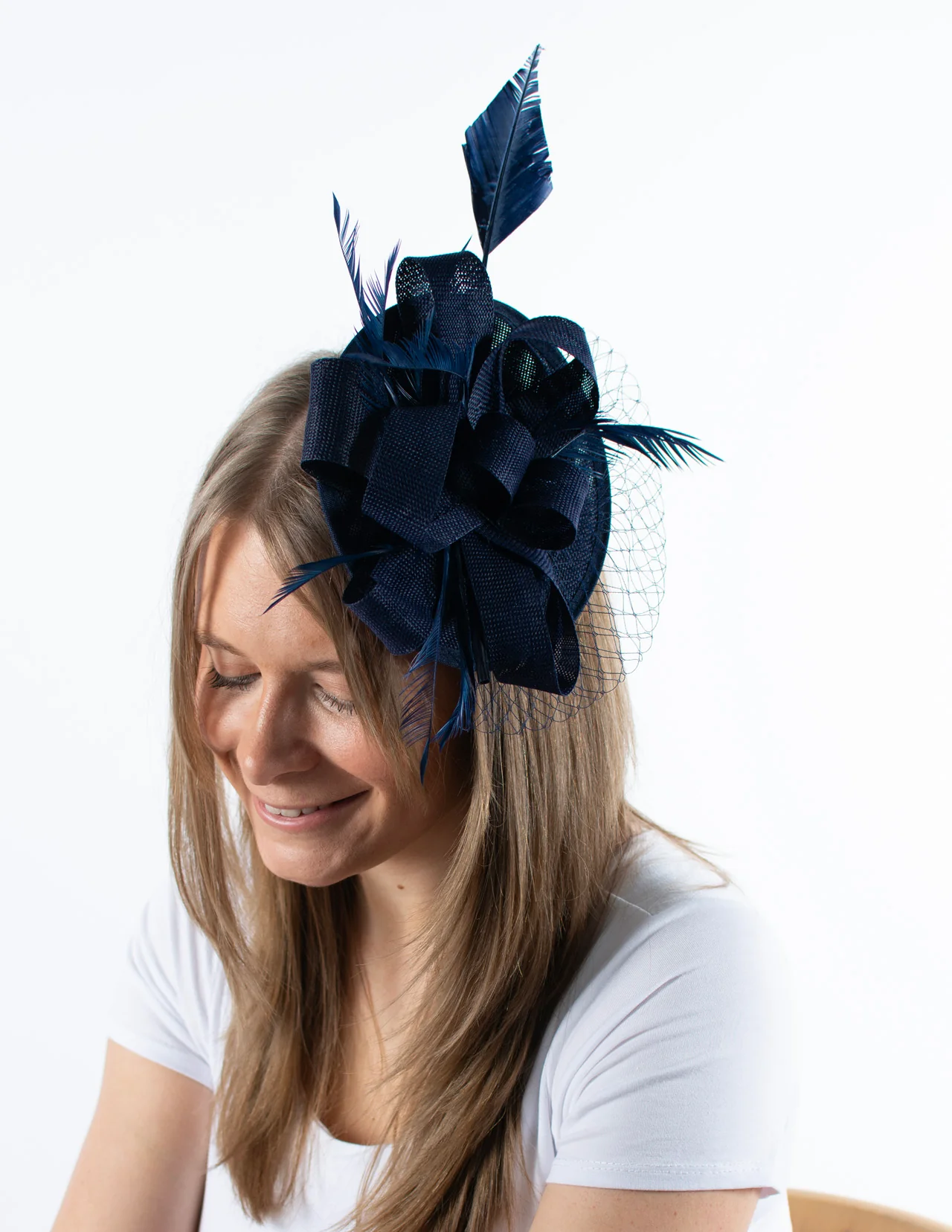 Fascinator | Fancy Hat | Navy