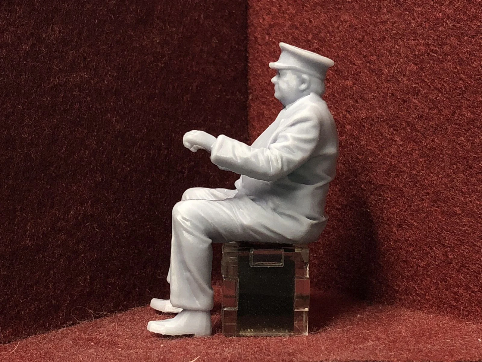 G-Scale seated driver figure - from 3D scan of a person - MD005 (also GN15)