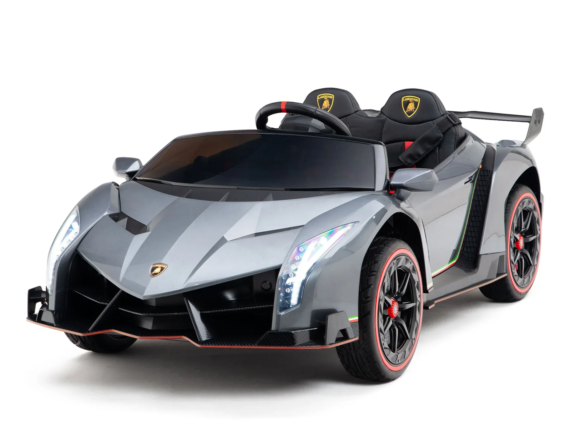 Lamborghini Veneno2 seater 24v Electric Ride-on Car with Parent Remote - Paint Grey
