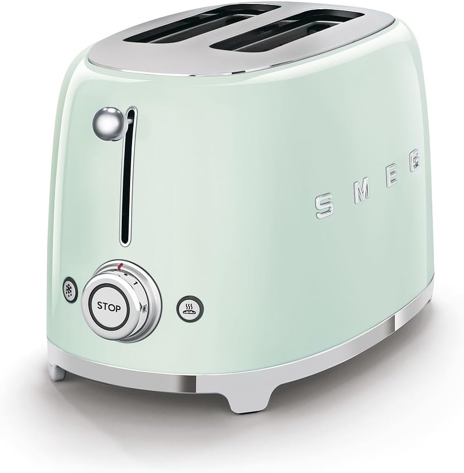 Smeg TSF01PGEU grille-pain 6 2 part(s) 950 W Vert