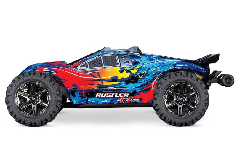 Traxxas Rustler 4 4 VXL Brushless RTR 1/10 4WD Stadium Truck Blue