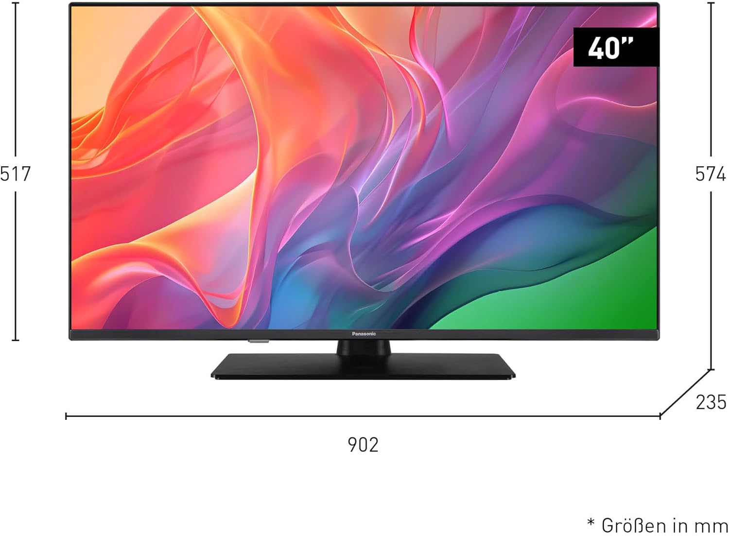 Panasonic TV-40S55AEZ, S55A Serie 40 Zoll Full HD LED Smart TV, 2024, Fire TV, HD Color Engine, HDR, Alexa Sprachsteuerung, Gaming-Modus, Media Player, für EIN außergewöhnlich visuelles Erlebnis