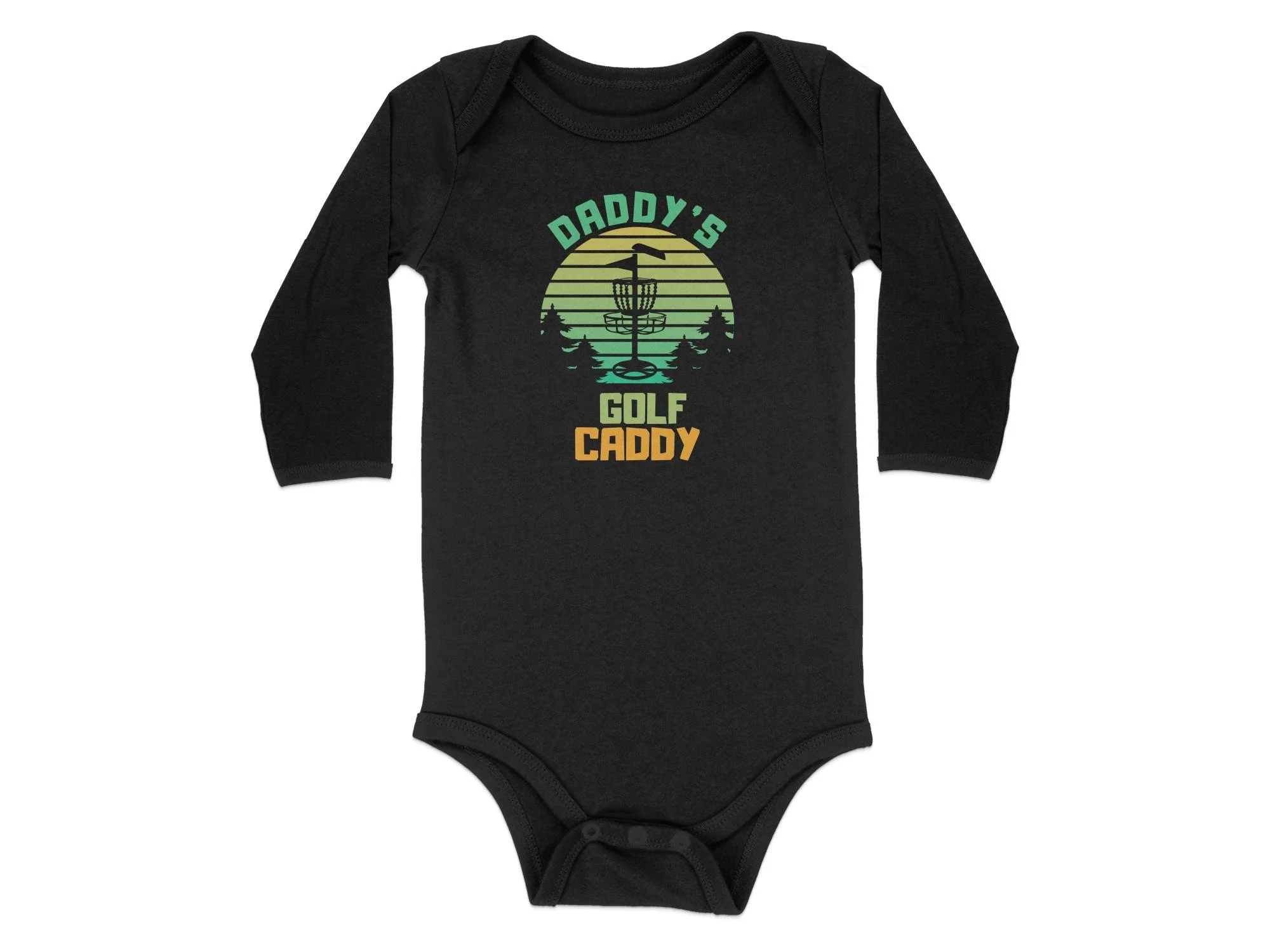 Daddy's Golf Caddy Baby Bodysuit, Cute Disc Golf Baby Romper, Disc Golf Outfit Baby Boy, Gift for Disc Golf Dad