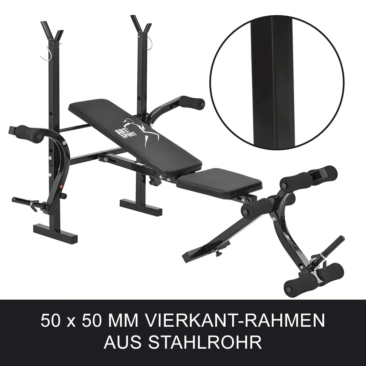 2025 ProfiGym Hantelbank 1000 met Hantelset
