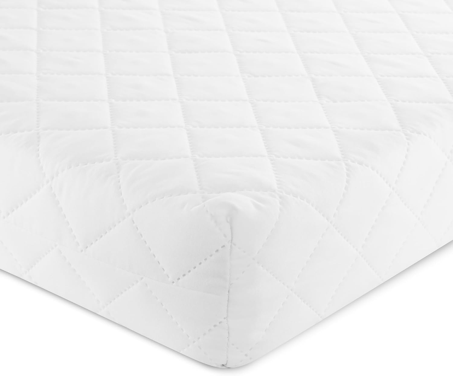 Love For Sleep Babybett Beistellbett 120x60cm mit Schaumstoffmatratze Weiß Jacob Kinderbett Baby Bett Holz - Kinderbett Babybett, Mitwachsend Gitterbett Baby Bed