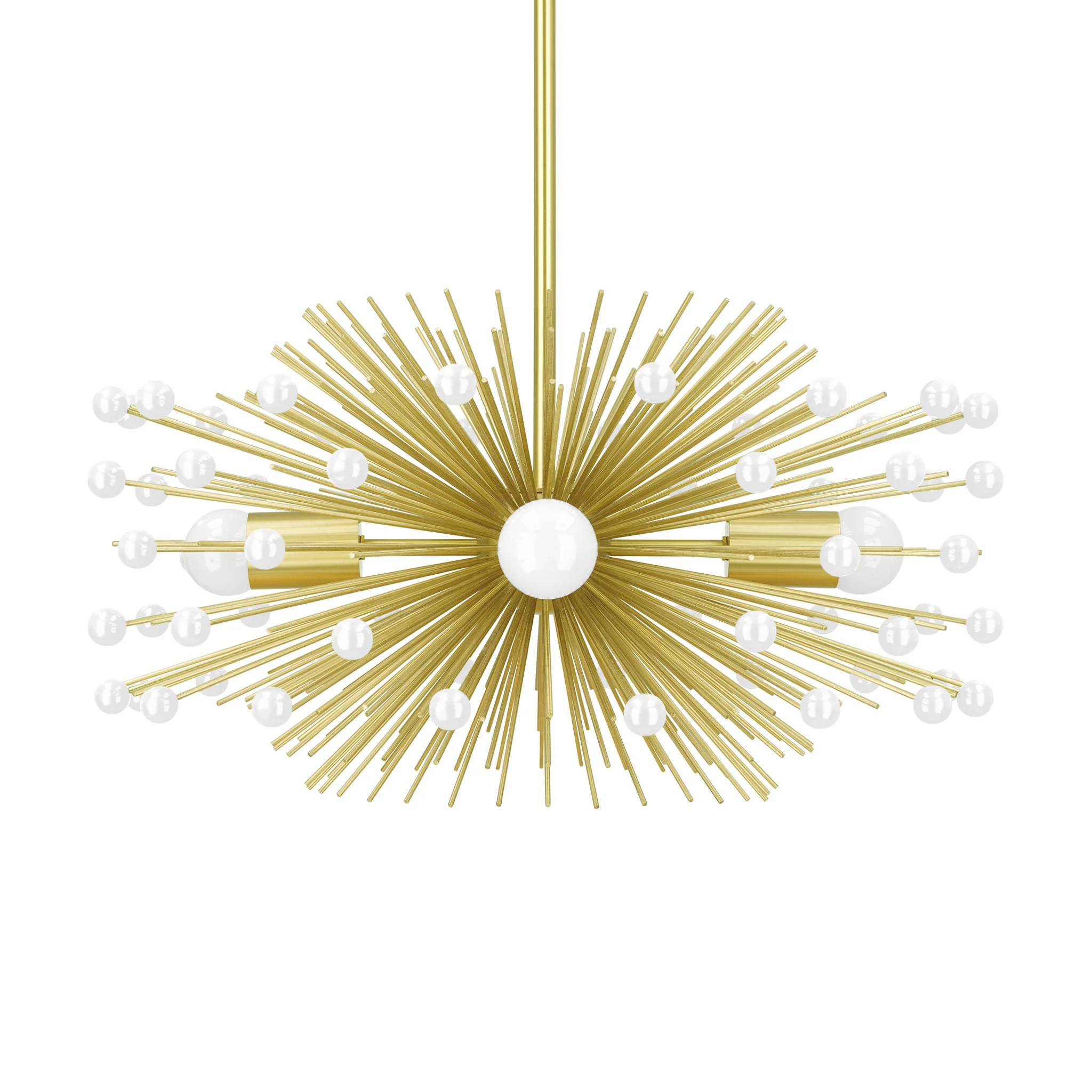 Color Beaded Urchin Chandelier 20