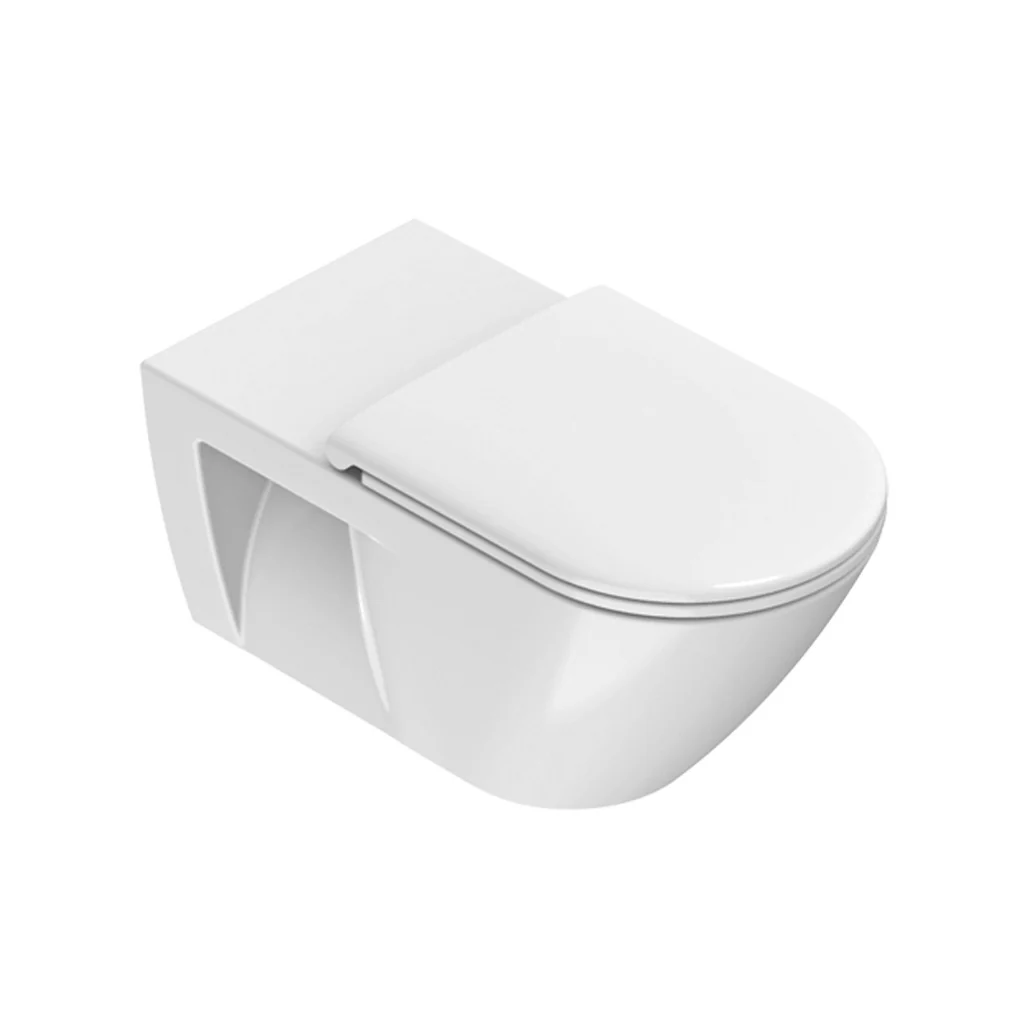 Catalano Sfera 54 Newflush ECO Wand-WC Kombiset WC + deksel wit