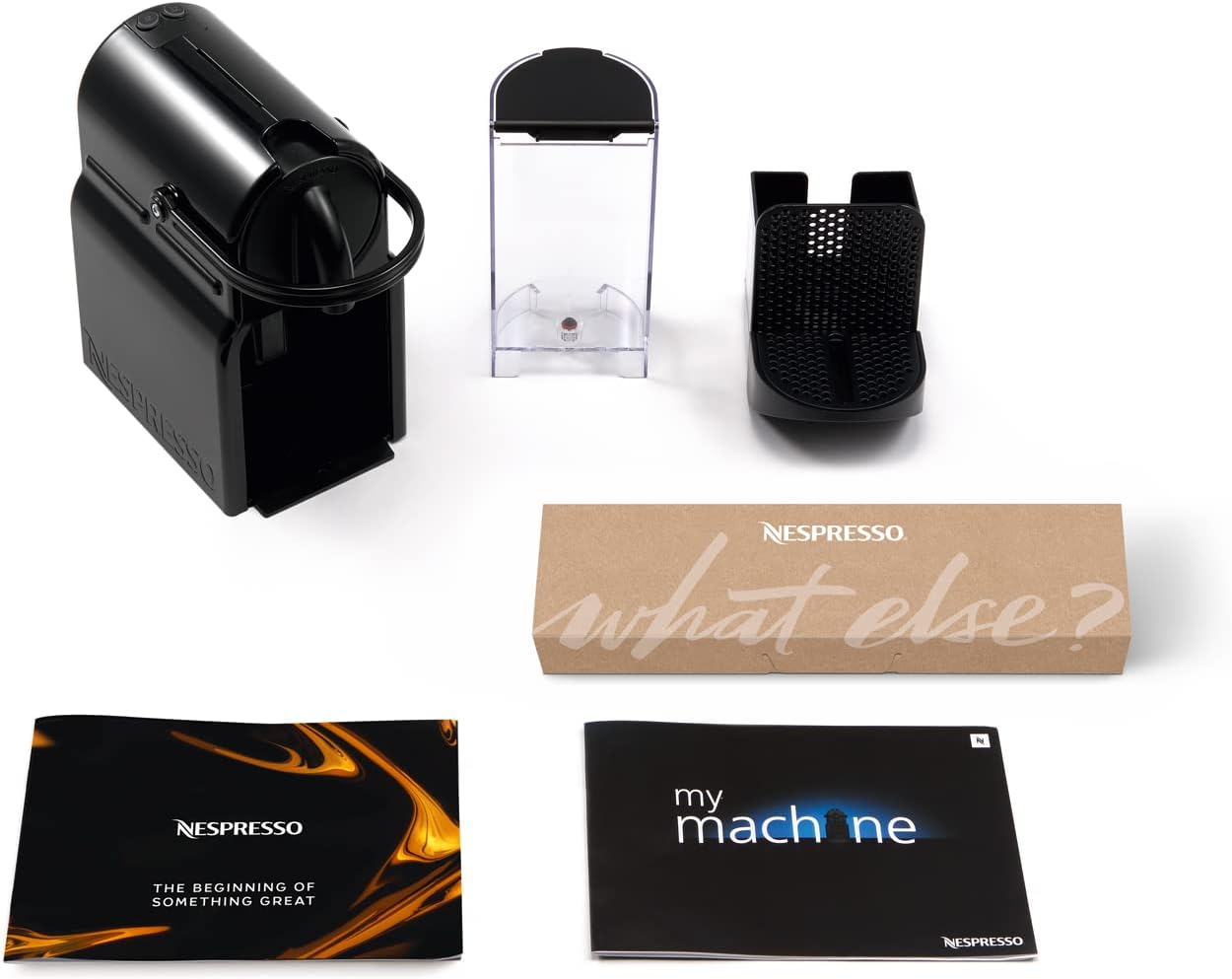 Nespresso De'Longhi Inissia EN80.B Coffee Machine for Nespresso Capsules 19 Bar Automatic Shut-off Black