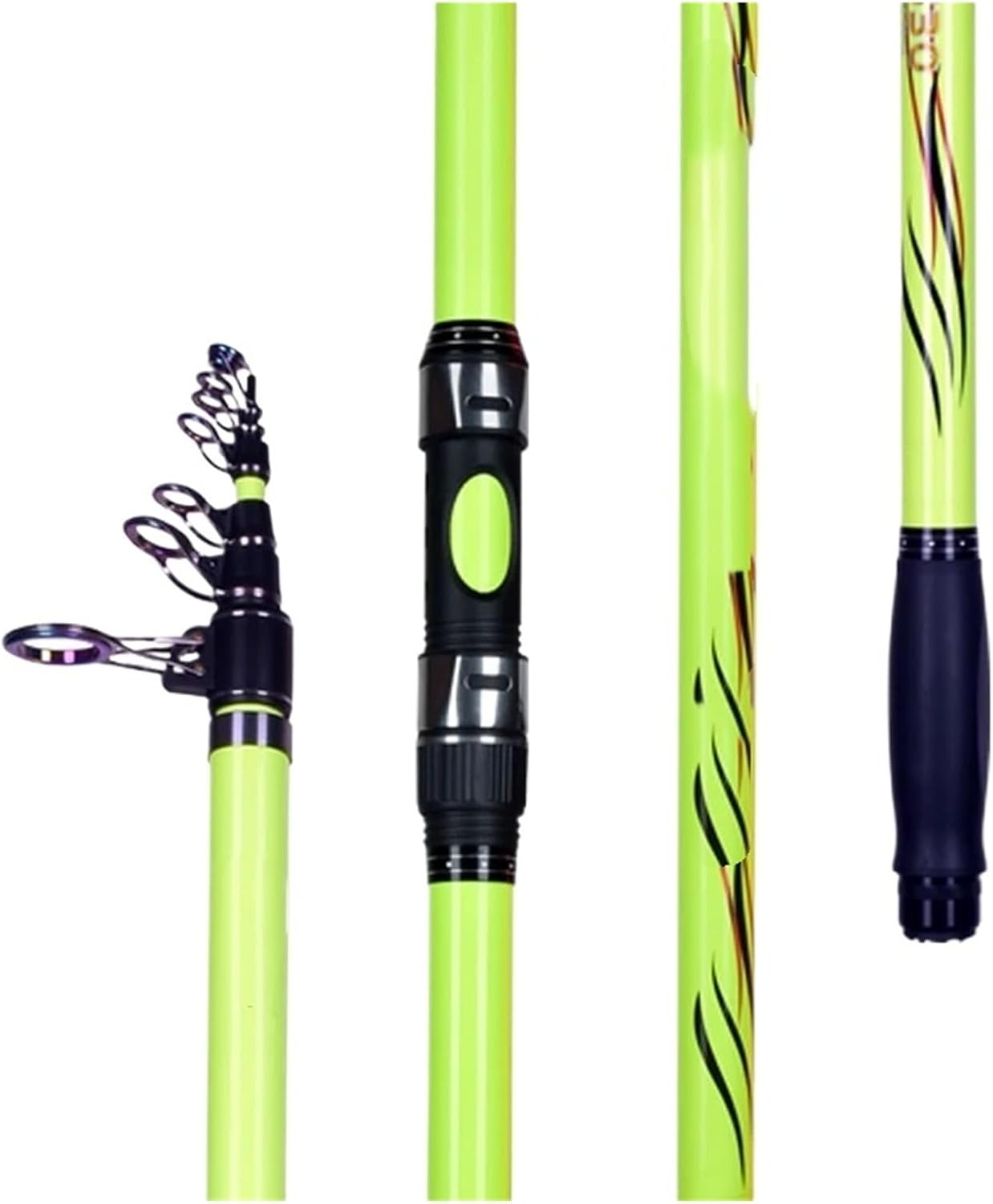 Generisch Teleskopische Surf-Shore-Casting-Angelruten, 4,25/4,5 m, T1000-Carbon, Spinnkraft, 80–200 g, Wurfweite for Lange Distanzen