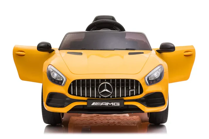 MERCEDES AMG GT KIDS ELECTRIC RIDE ON CAR - YELLOW