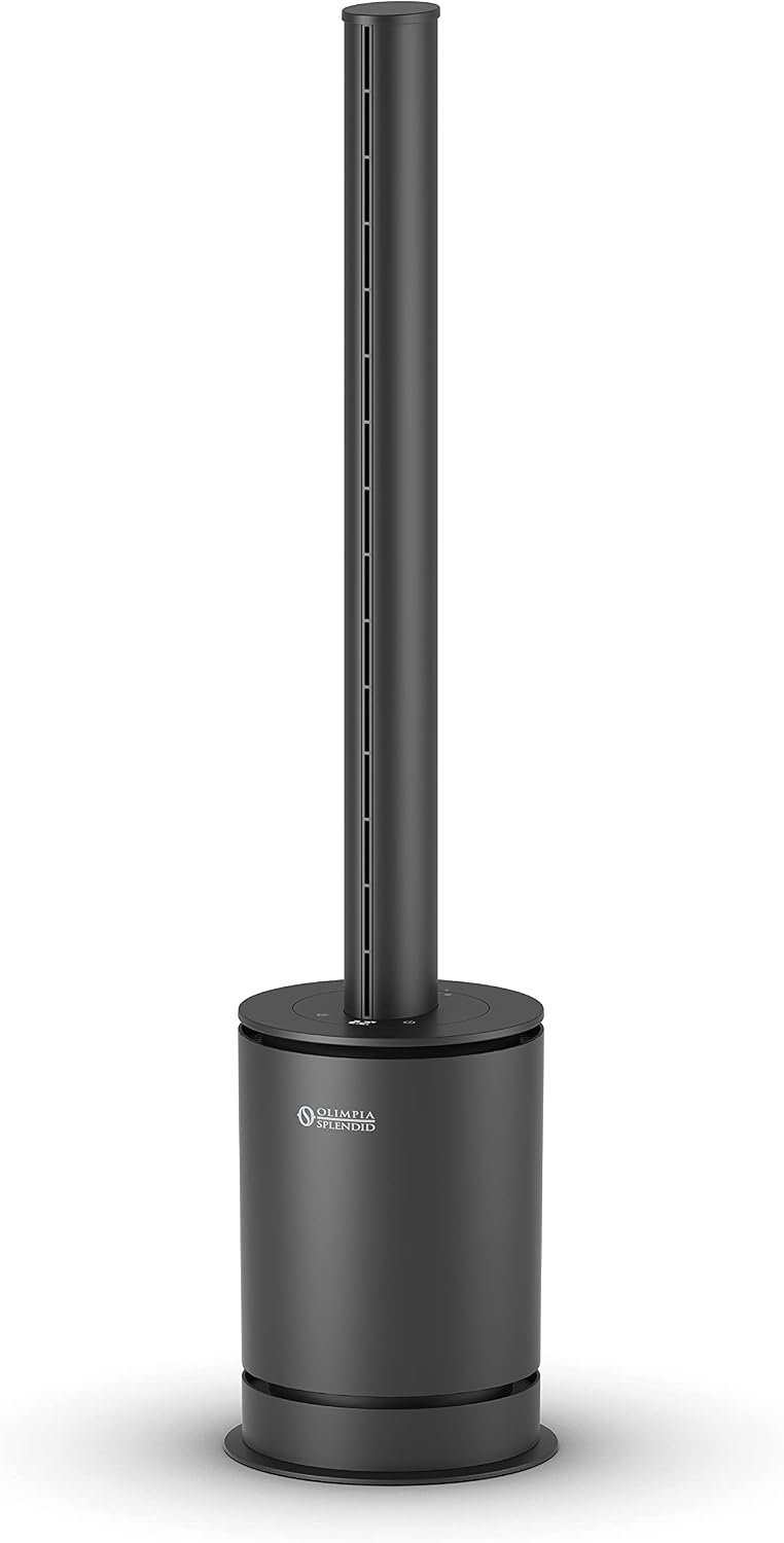 Olimpia Splendid 99276 Vertigo, 3in1 Luftreiniger, reinigt, heizt und belüftet, drei Filterstufen mit Hepa14, keimtötende UV-Lampe, integriertes WLAN und Sprachsteuerung, inklusive Fernbedienung