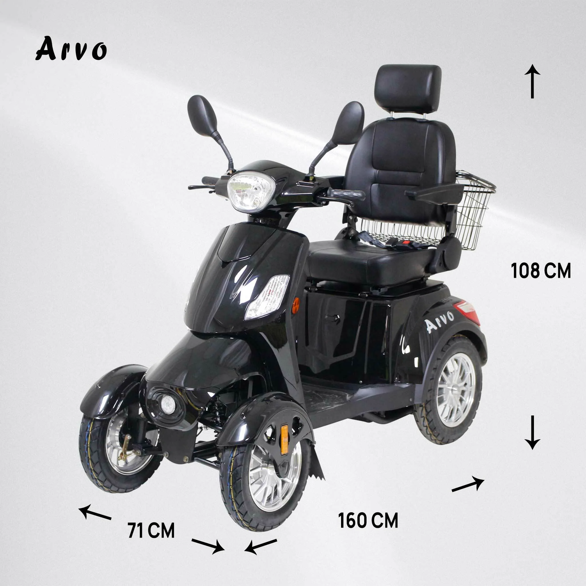 Arvo Seniorenmobil P400 Schwarz
